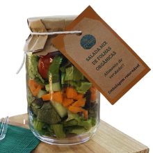 Salada Mix de Folhas Cenoura e Pepino Orgânicos - Lavados e Prontos Para Consumo
