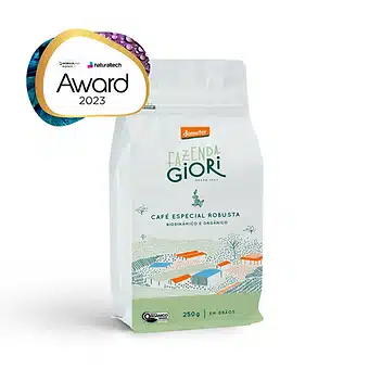 cafe bio giori Café Especial Robusta Orgânico e Biodinâmico Torrado e moído 250g - Imagem 1